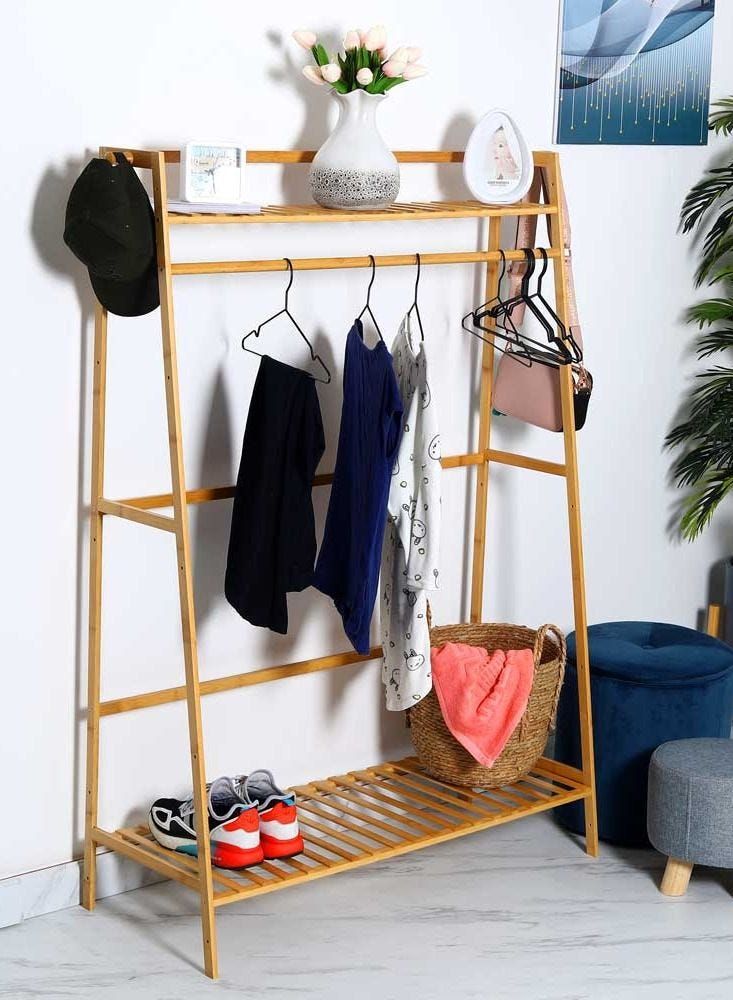 Bamboo Garment Coat Rack