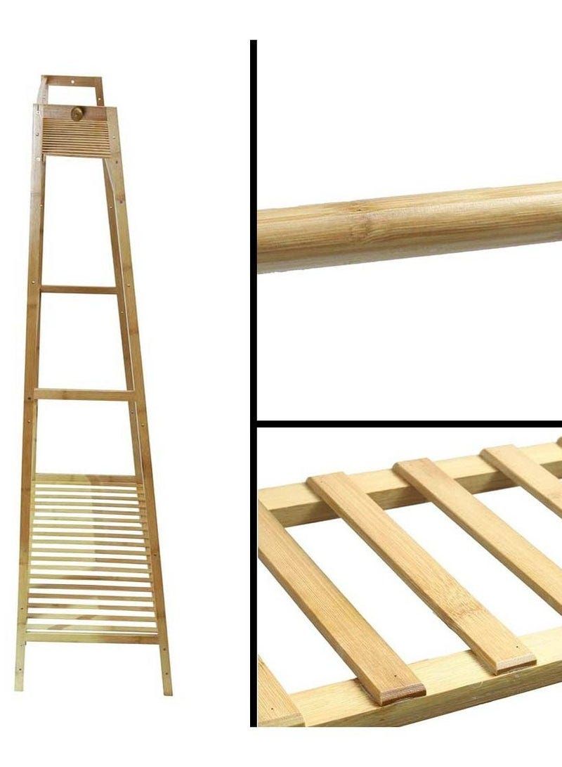 Bamboo Garment Coat Rack