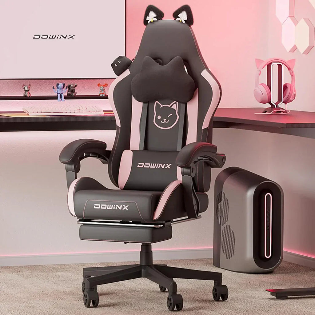 Dowinx Cute Cat‑Ear Gaming Chair