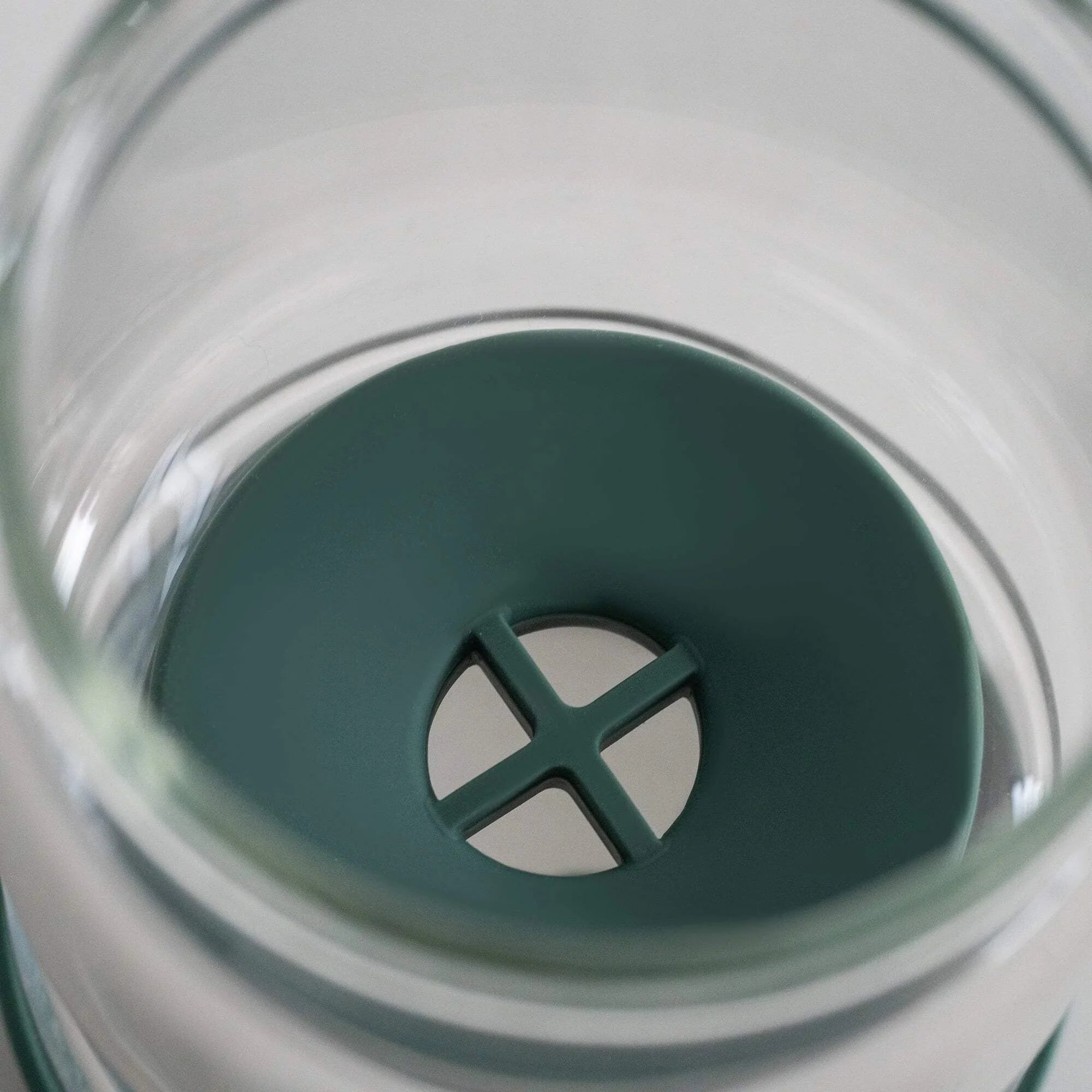 Flip-Over Glass Pickle Jar