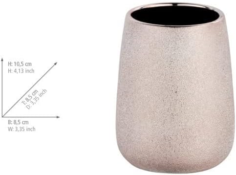 Wenko Glimma Ceramic Toothbrush Cup