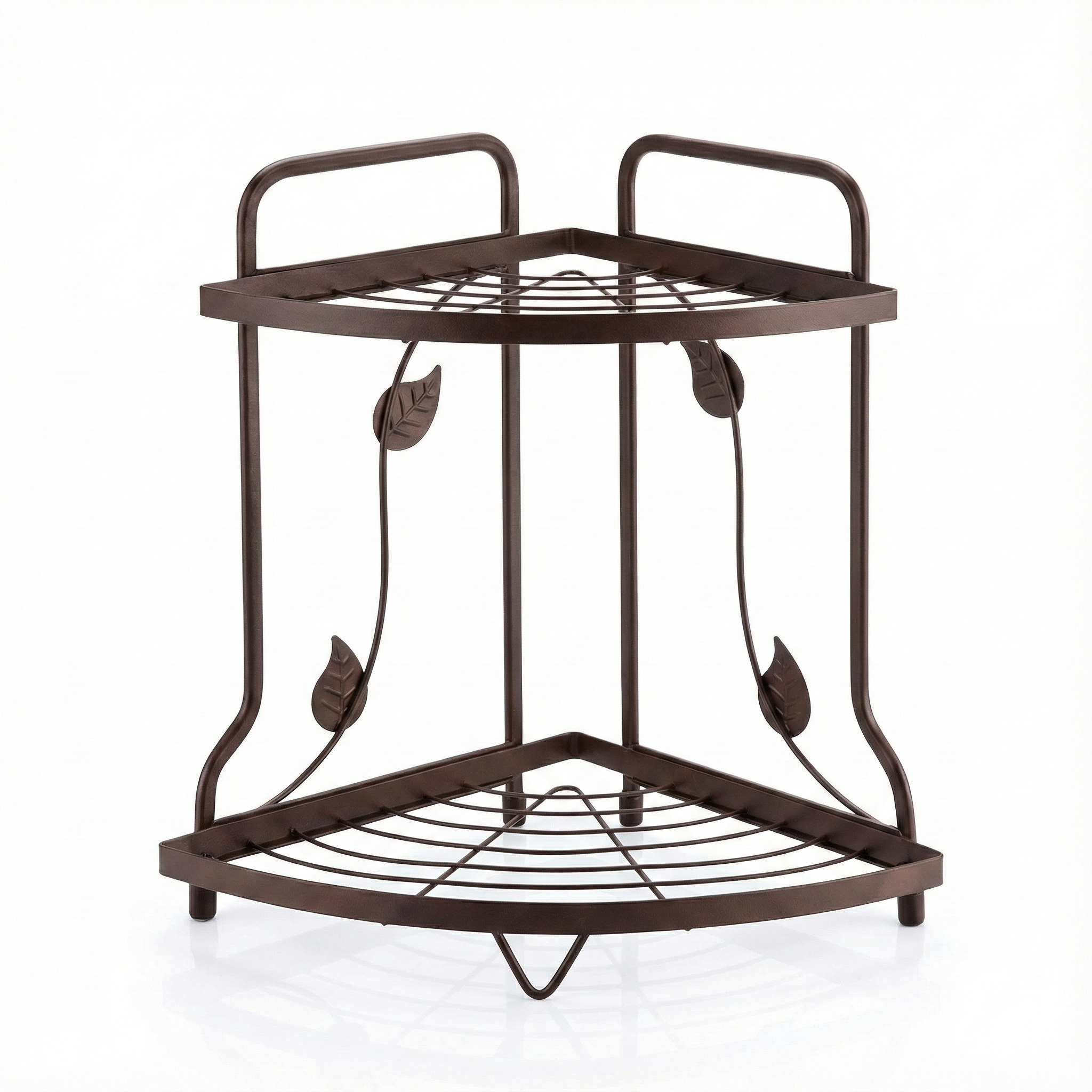 2-Tier Multifunctional Corner Rack