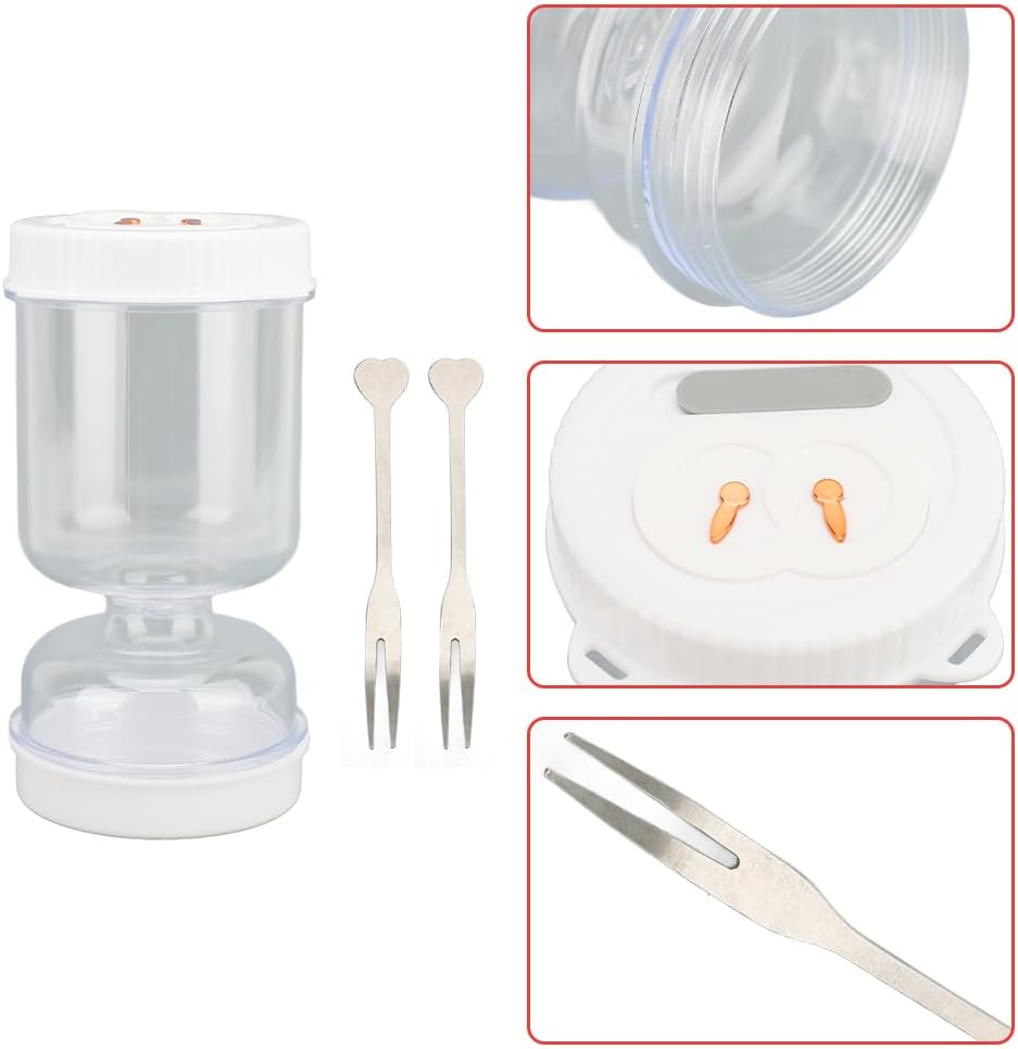 Leak-Proof Glass Pickle & Olive Jar