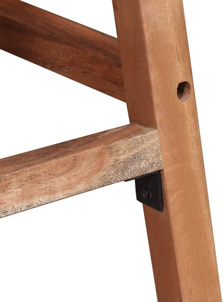 Set of 2 Wood Bar Stool