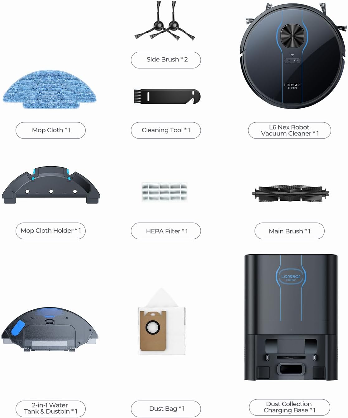 laresar L6 Nex robot vacuum cleaner