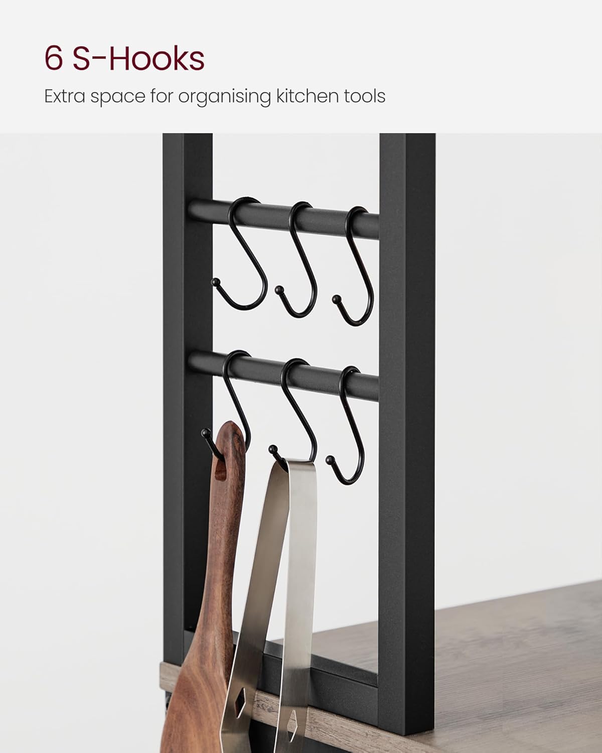 VASAGLE Kitchen Storage Rack KKS024B02
