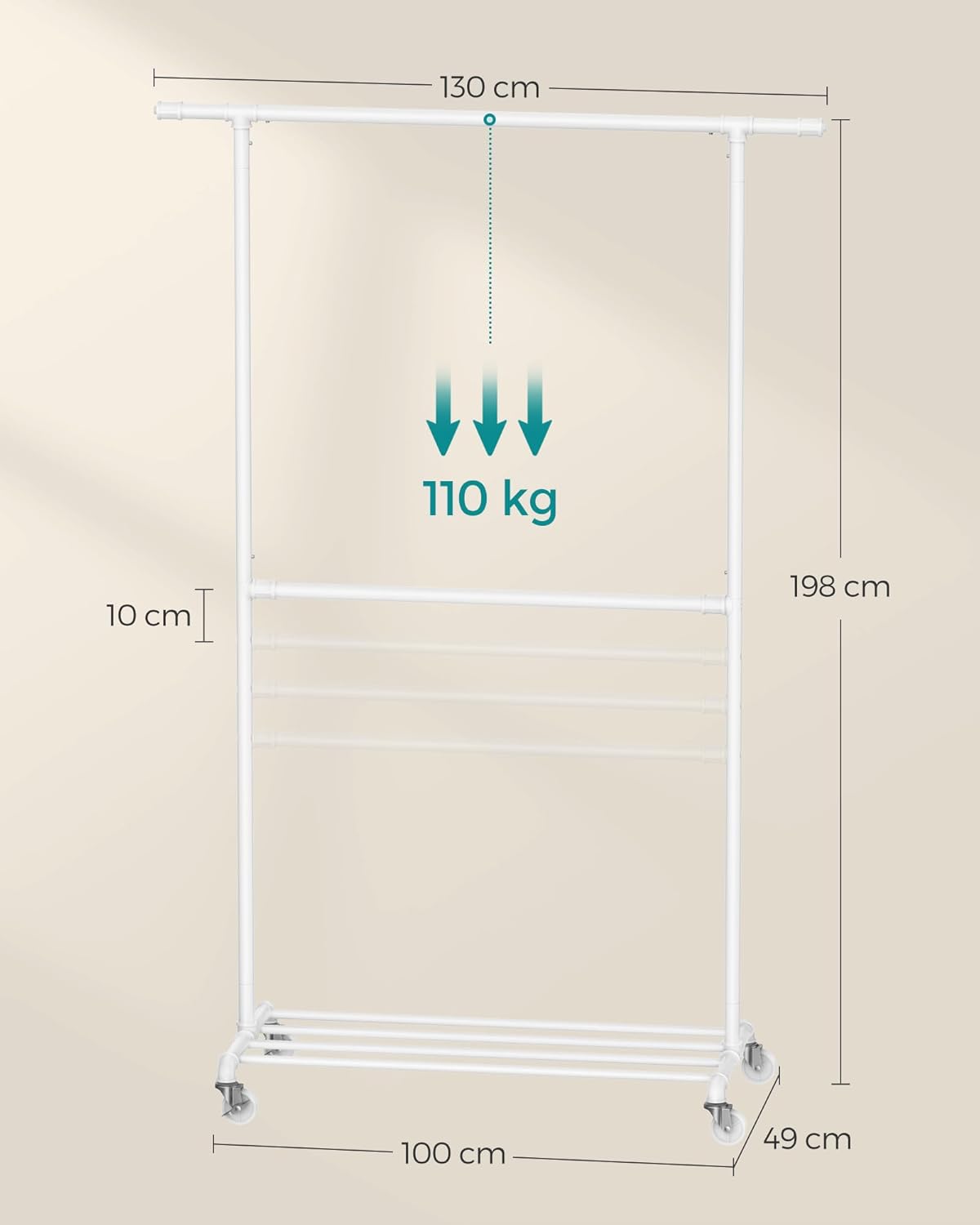 SONGMICS Clothes Rack HSR062W01V1