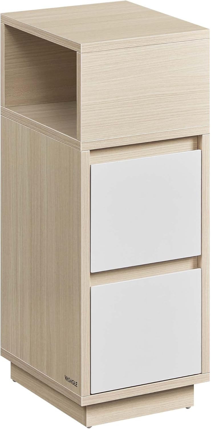 VASAGLE Narrow Bedside Table LET656N01