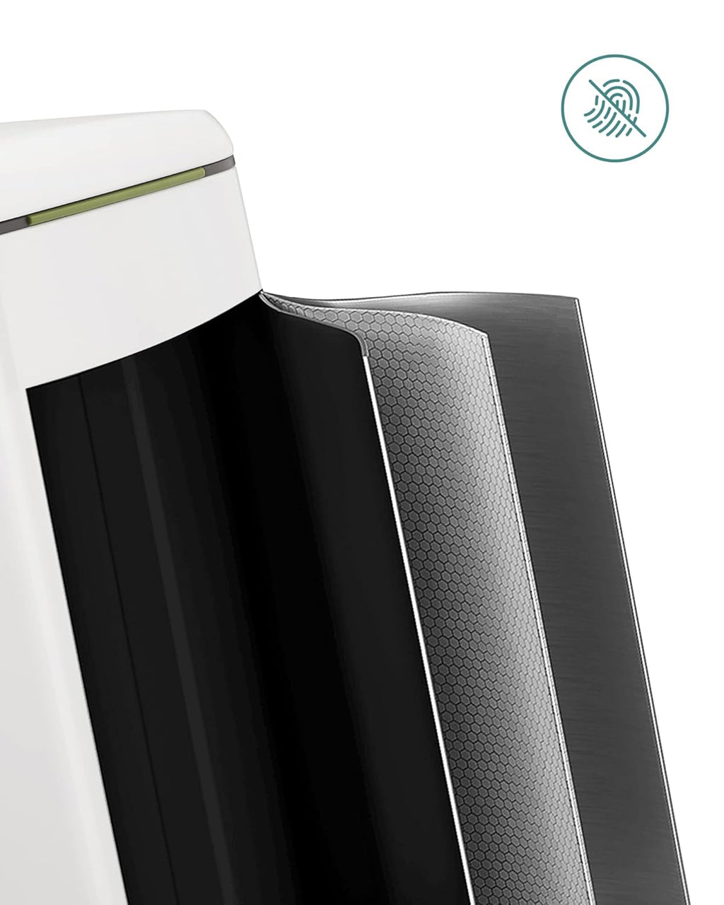 SONGMICS Pedal Bin LTB40WT