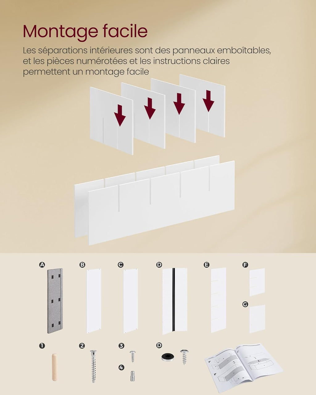 VASAGLE Shoe Bench LHS15WT