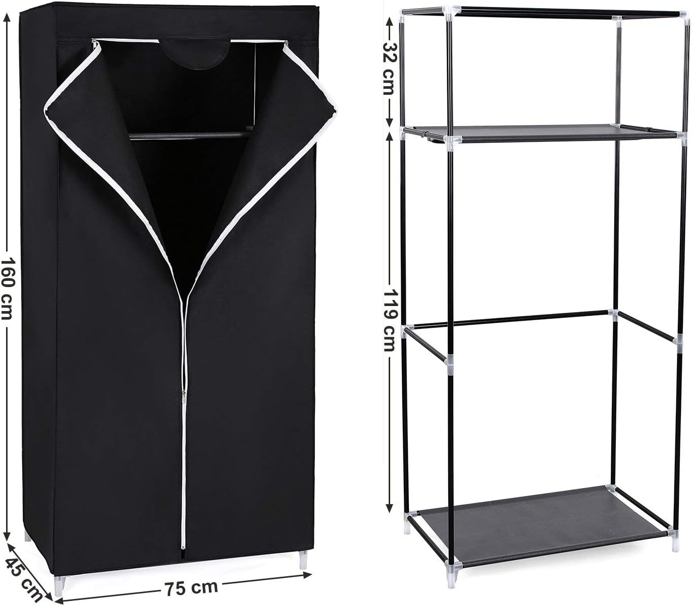 SONGMICS Fabric Wardrobe RYG83H