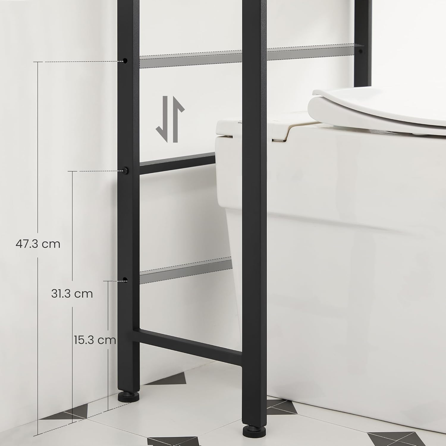 Vasagle Toilet Shelf BTS002B02V1