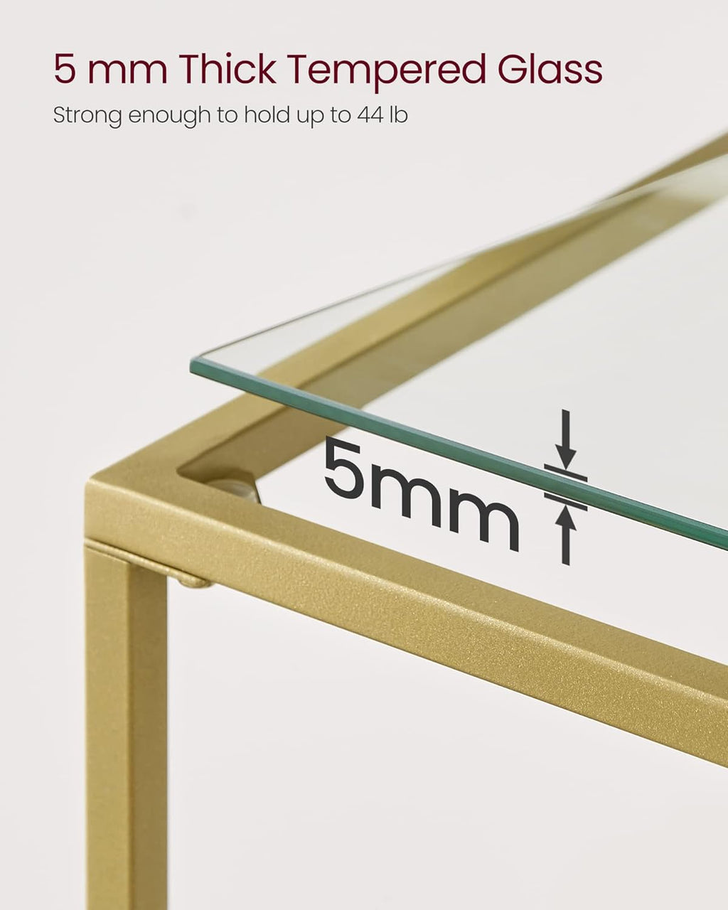 VASAGLE Console Sofa Table LGT045A61