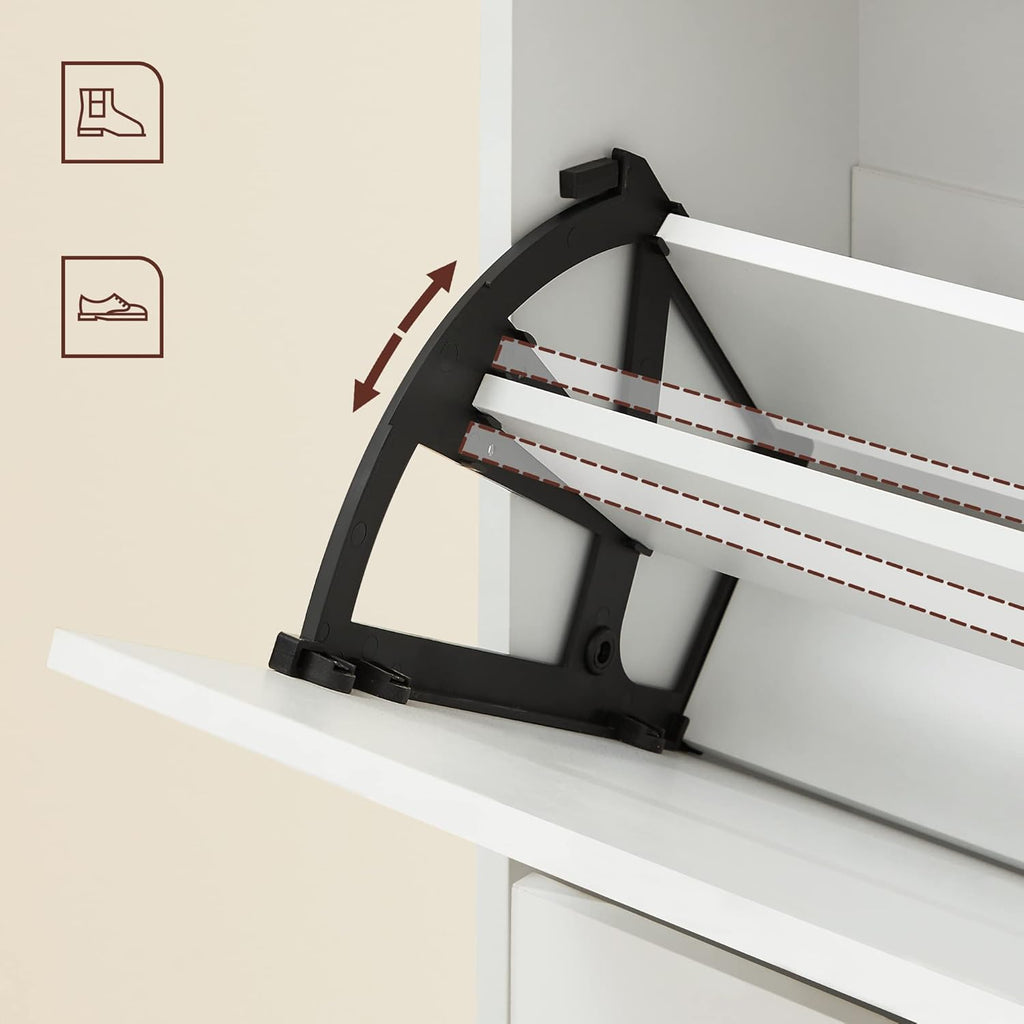 VASAGLE Shoe Cabinet LBC040W01V1