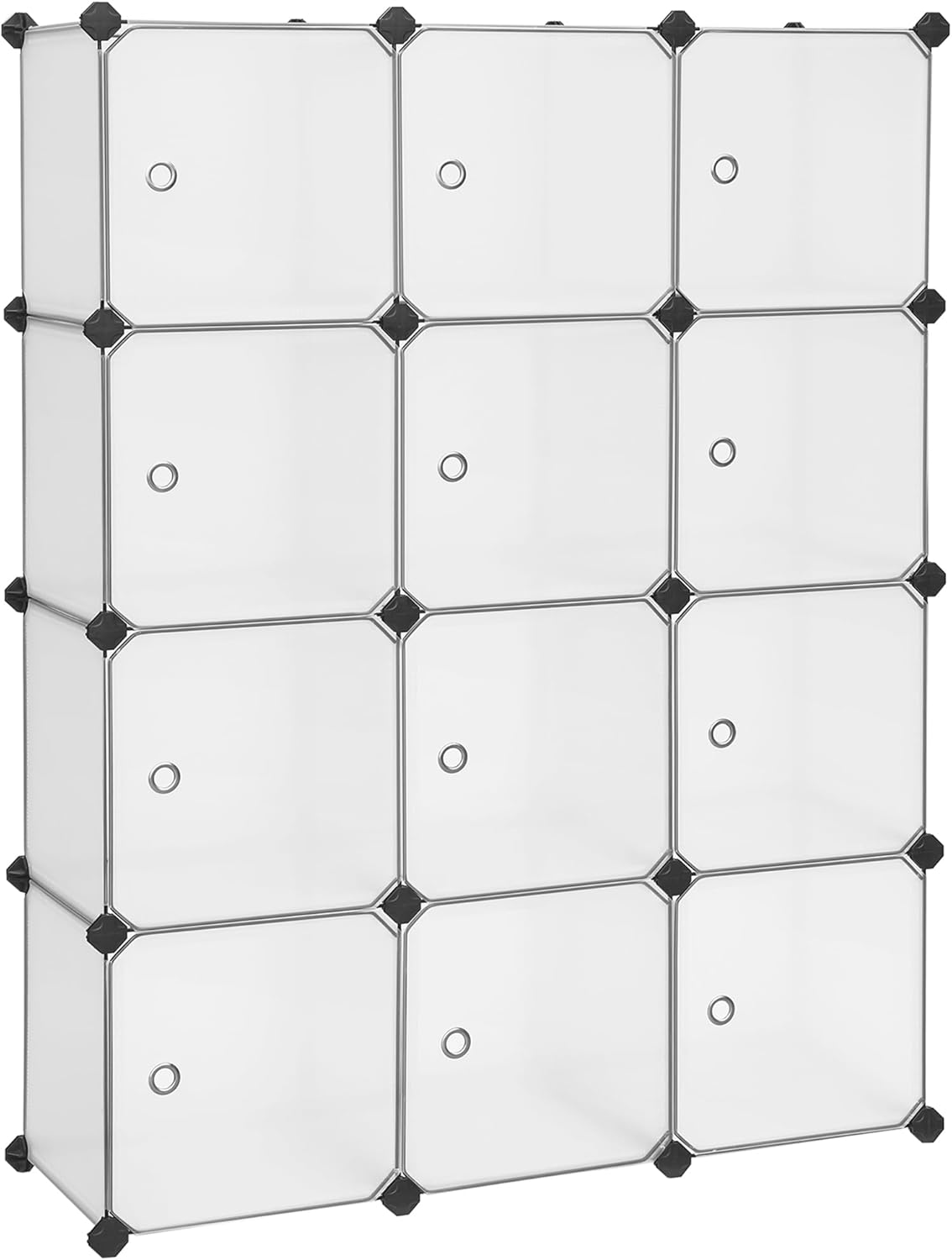 SONGMICS 12-Cube Shoe Rack LPC342W01
