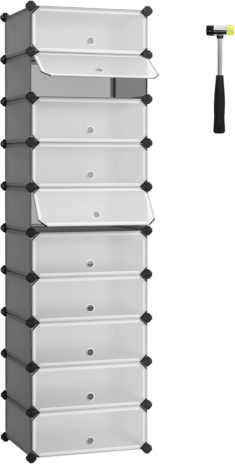 SONGMICS Interlocking Shoe Rack LPC010A01