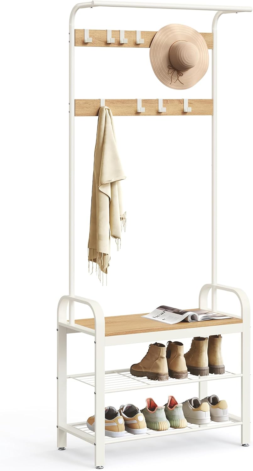 VASAGLE Coat Rack HSR40W