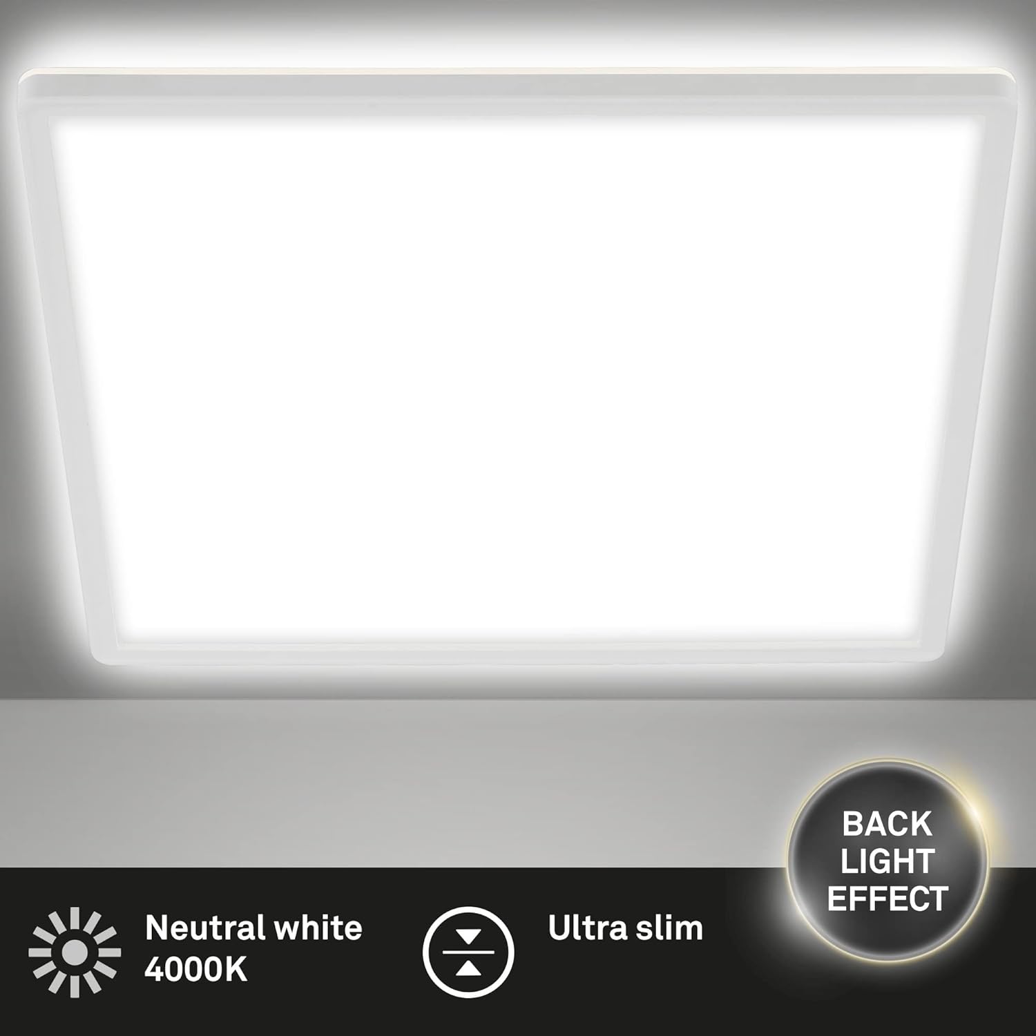 BRILO LED panel, ceiling light
