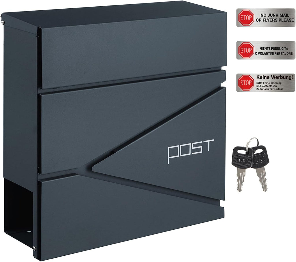 SONGMICS Wall Mounted Post Box GMB051G02