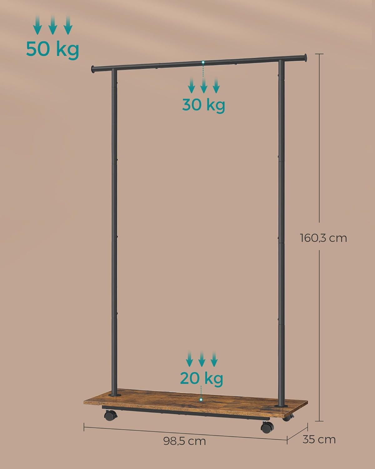 SONGMICS Clothes Rack HSR151B01