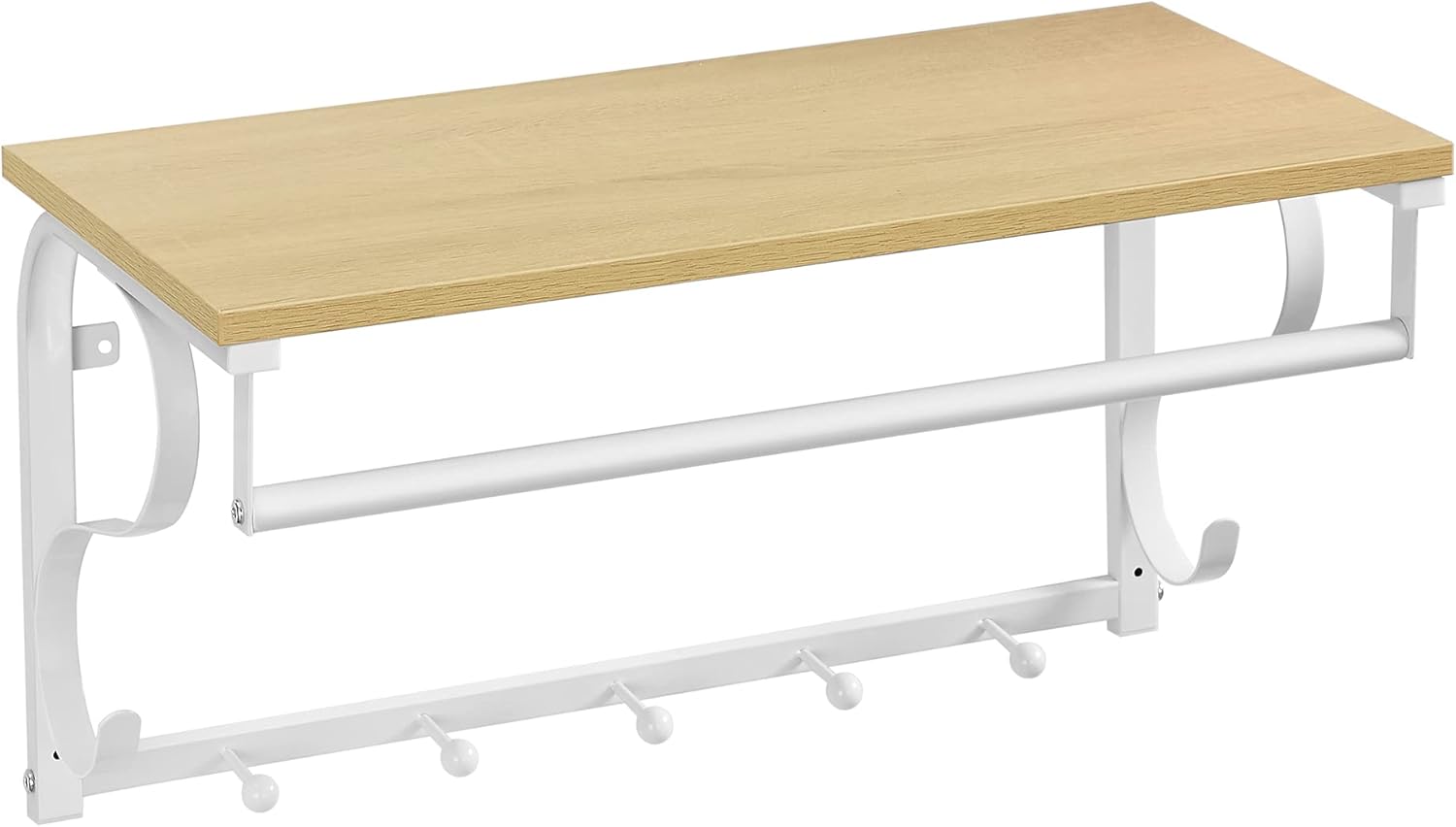 VASAGLE Wall Mounted Coat Rack LCR11WY