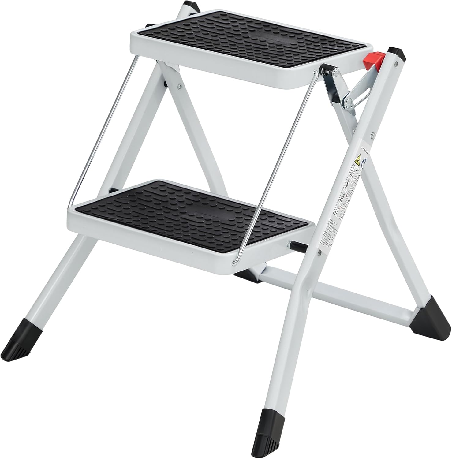SONGMICS 2 Step Ladder GSL02WT