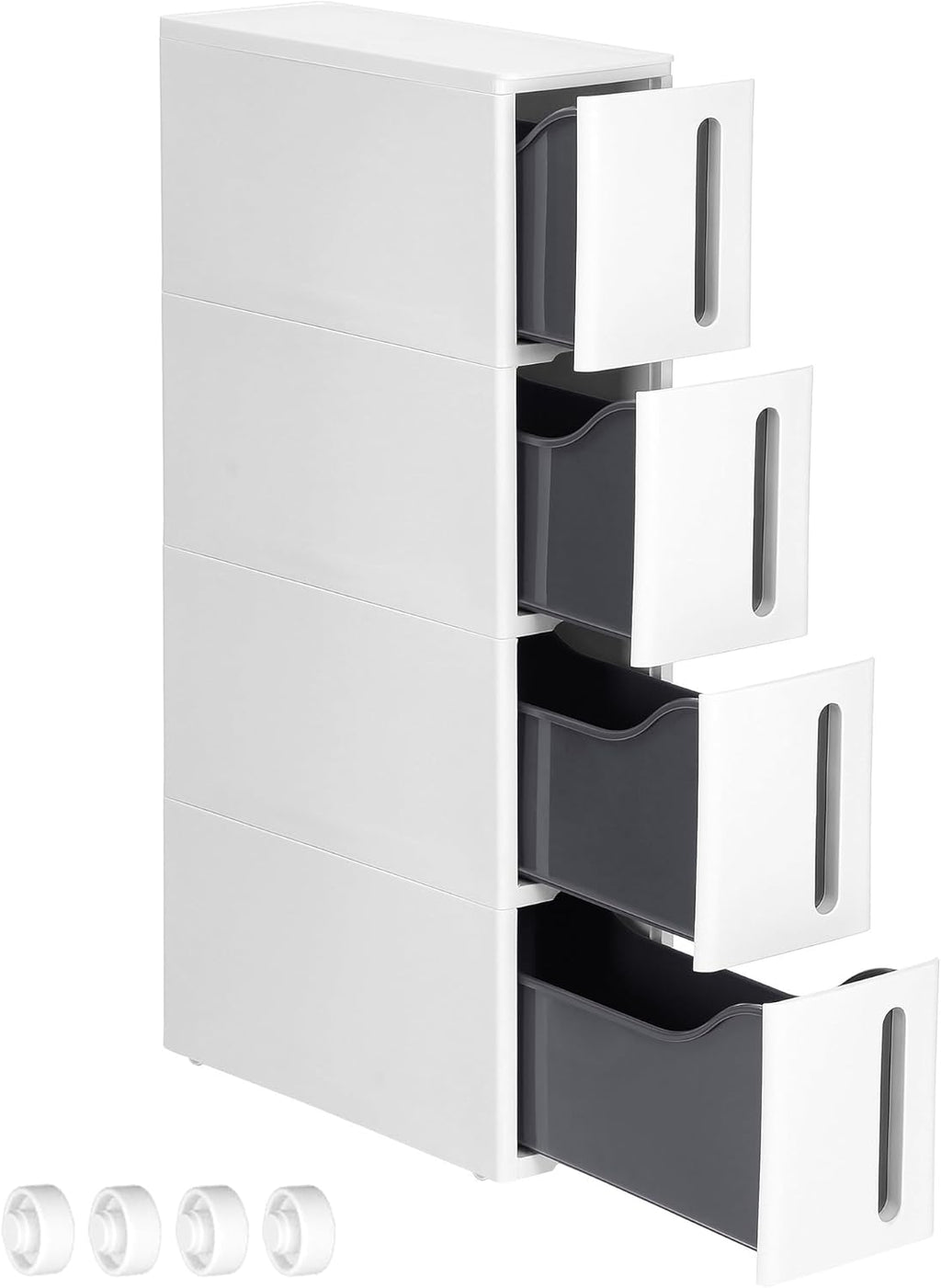 SONGMICS Storage Tower on Wheels KFR008G01
