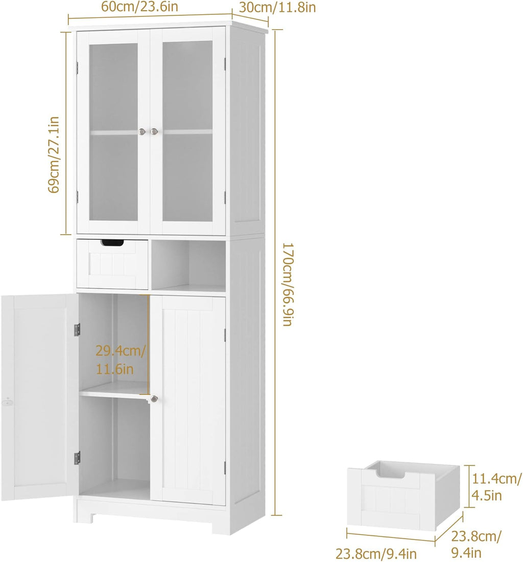 Cabinet with 4 Doors and 2 Drawers