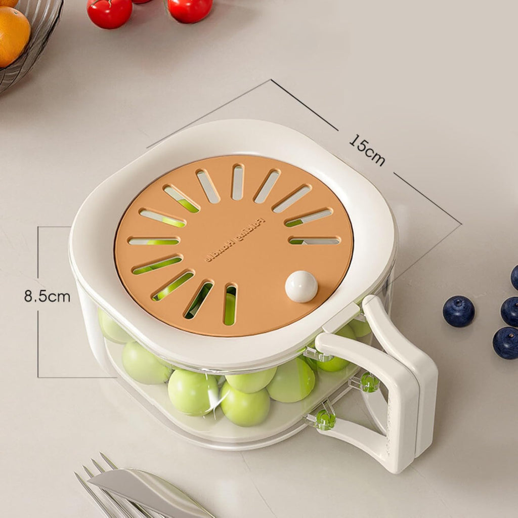 2-in-1 Fruit Strainer Container