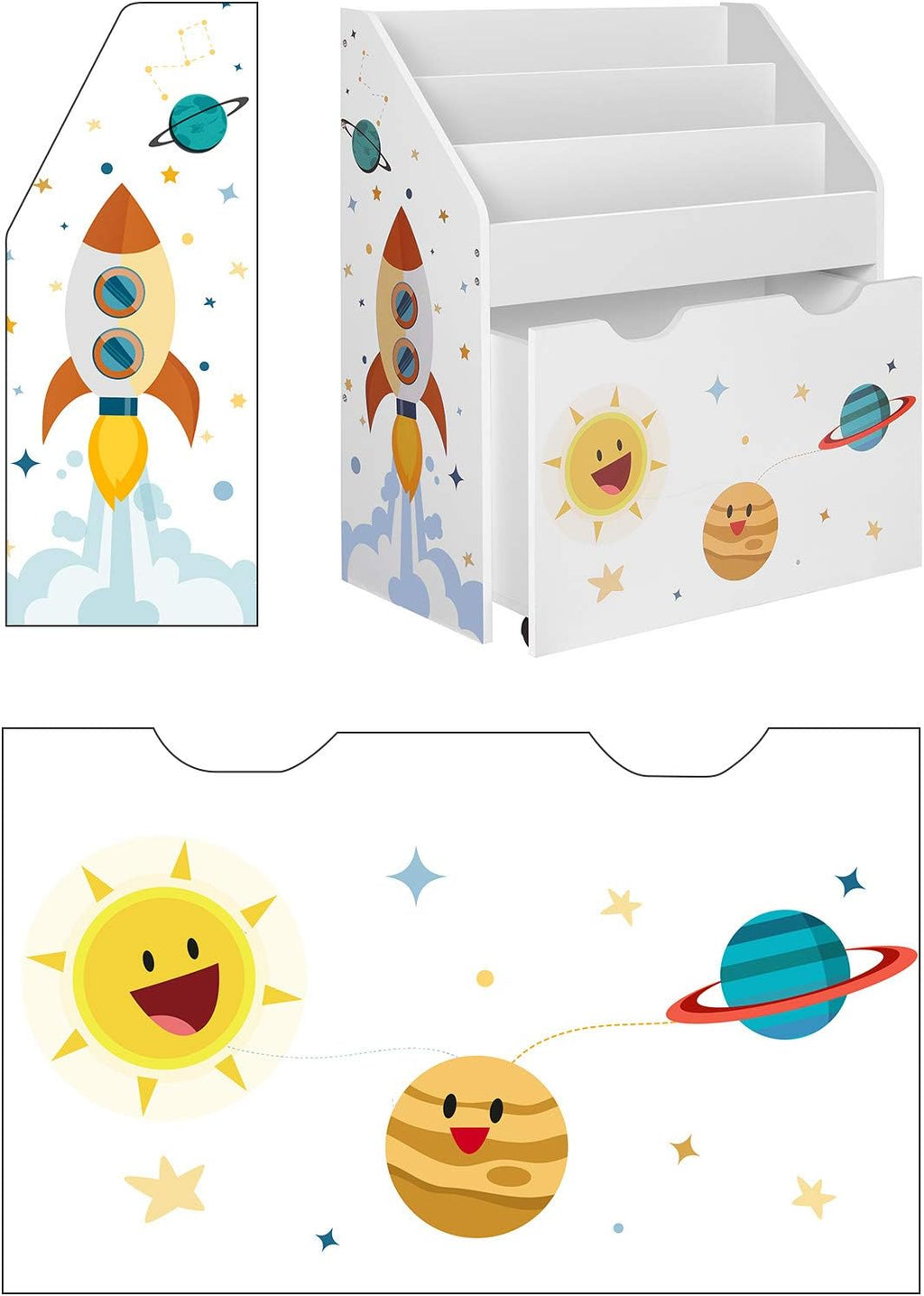 SONGMICS Toy Organiser GKR41WT