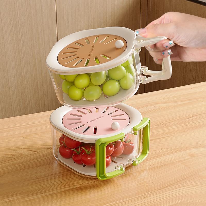 2-in-1 Fruit Strainer Container