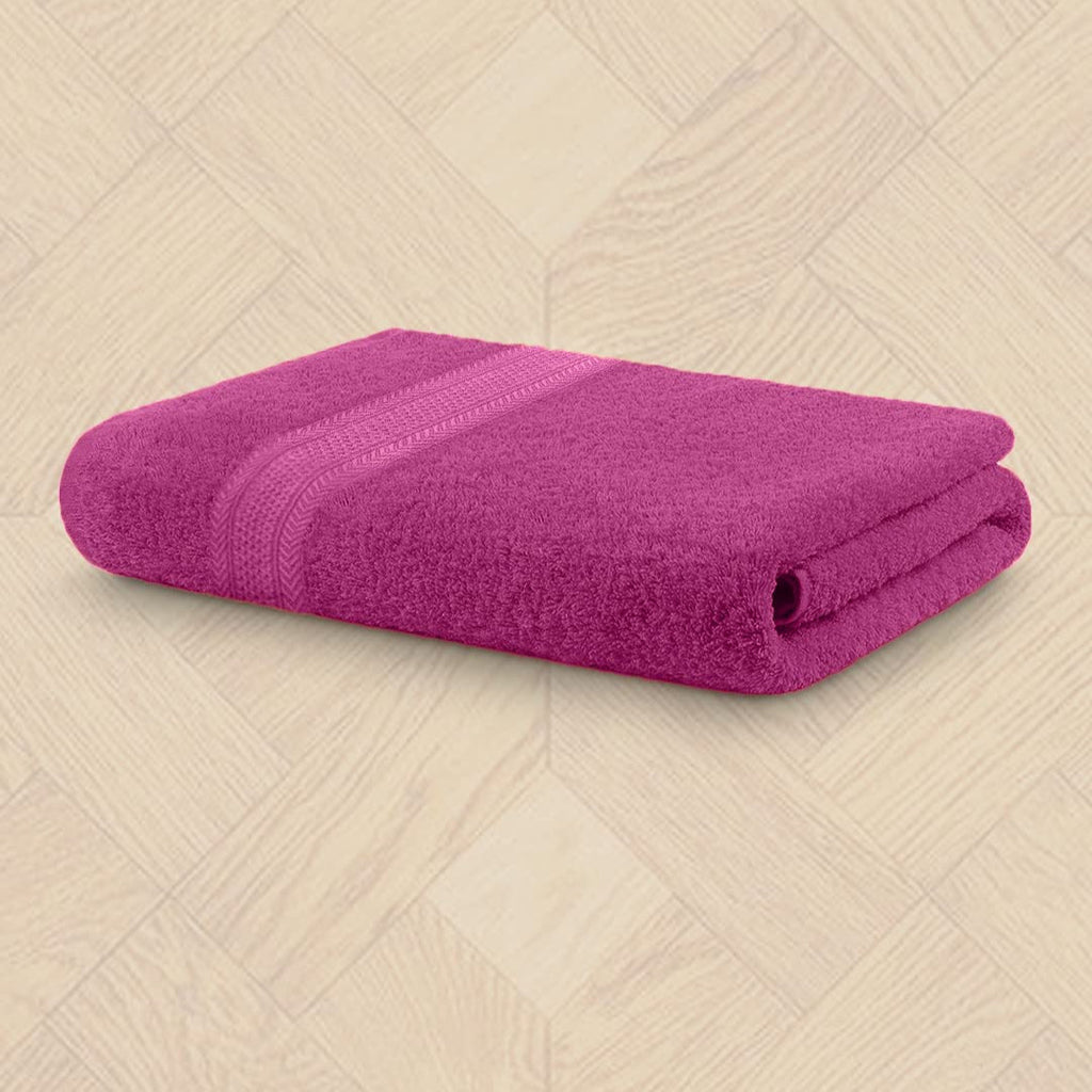 Cotton Pink Bath Towel