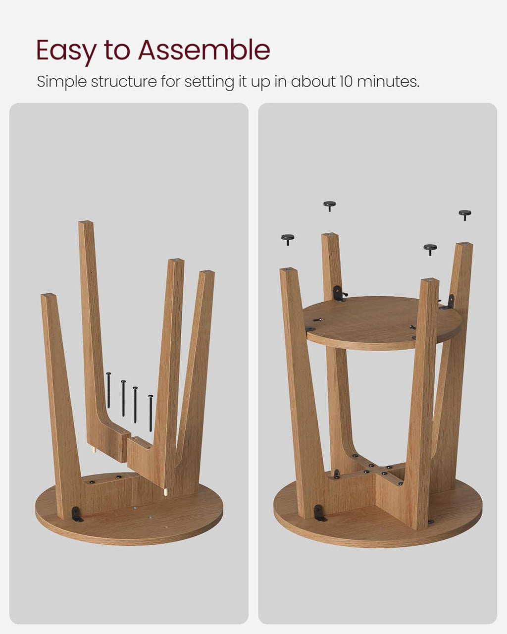 VASAGLE Side Table ULET283T41