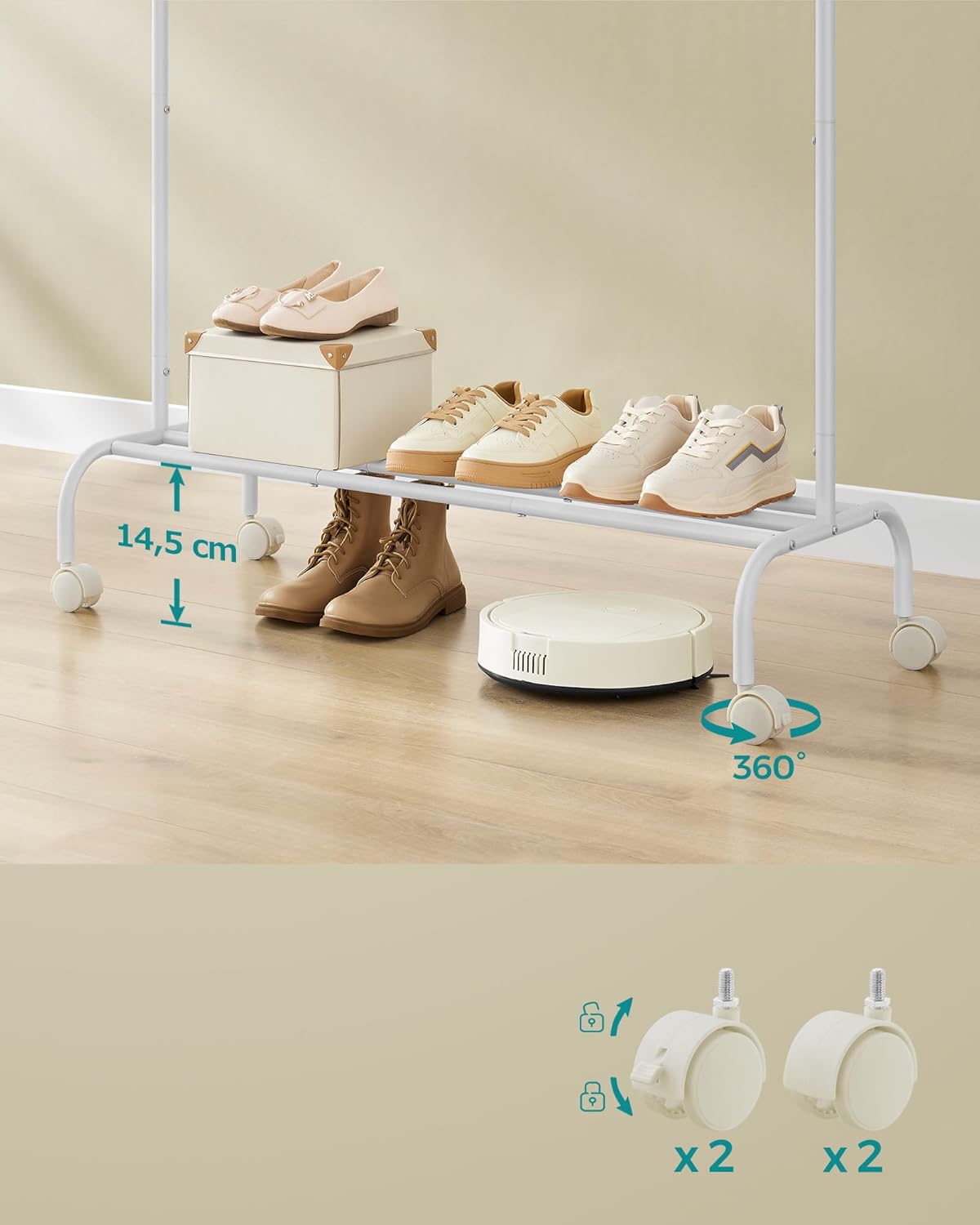 SONGMICS Clothes Rack HSR131W01