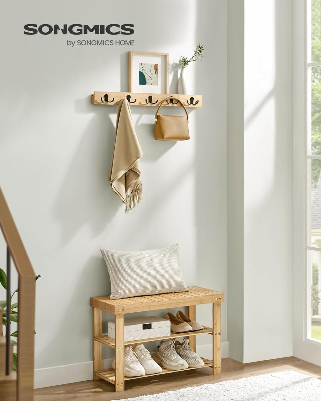 SONGMICS Coat Rack LCR004N01