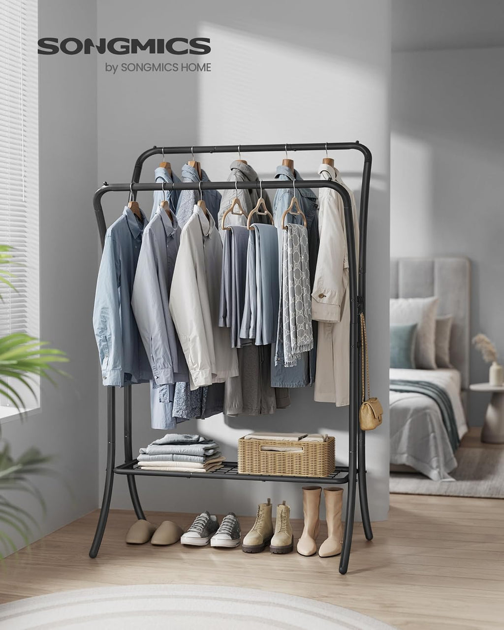 SONGMICS Clothes Rail HSR109B01