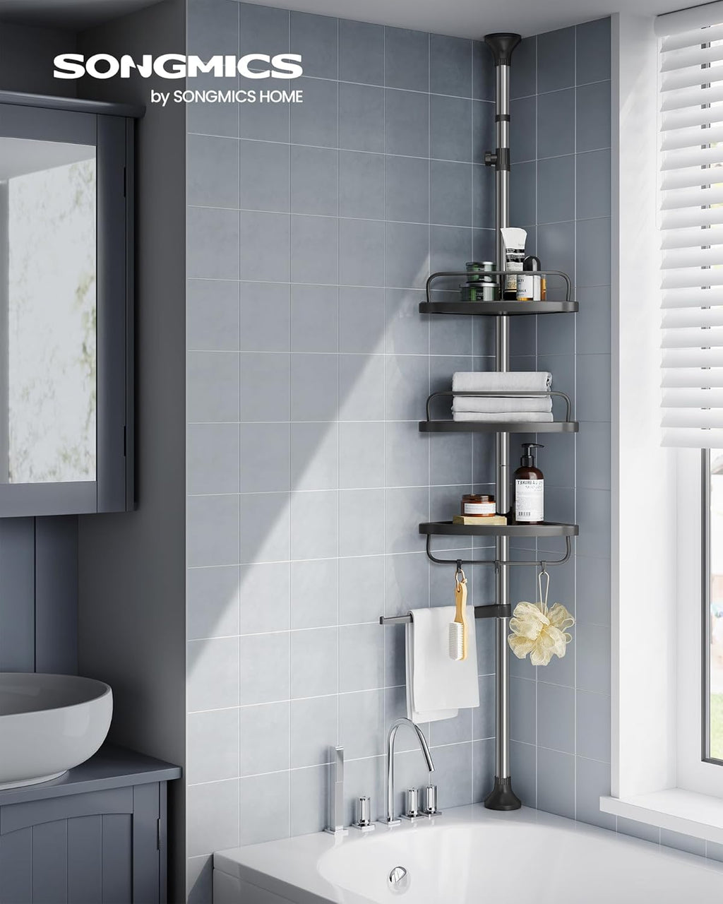 SONGMICS Shower Caddy BCB002B01