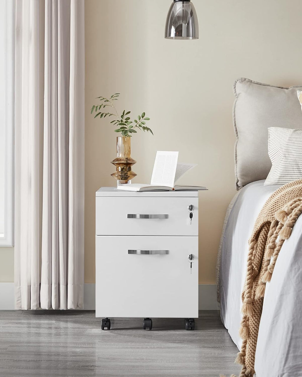 VASAGLE Small Storage Cabinet LCD022T46V1