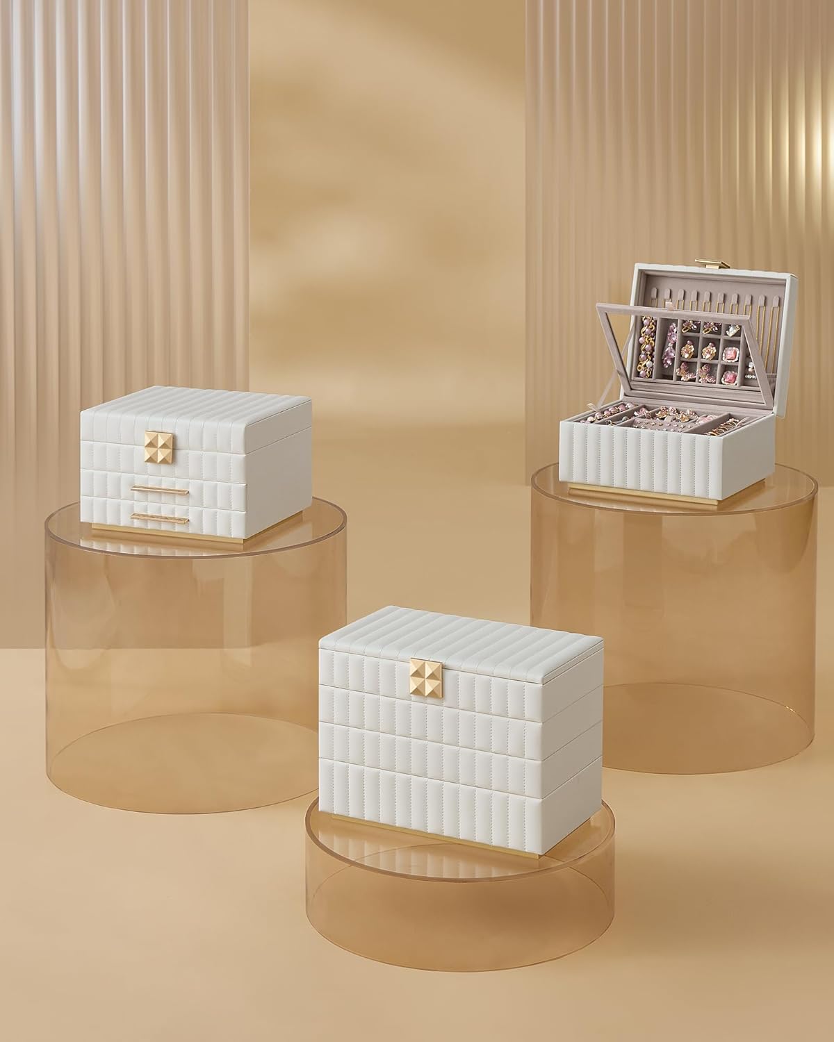 SONGMICS Jewellery Box JBC182W01