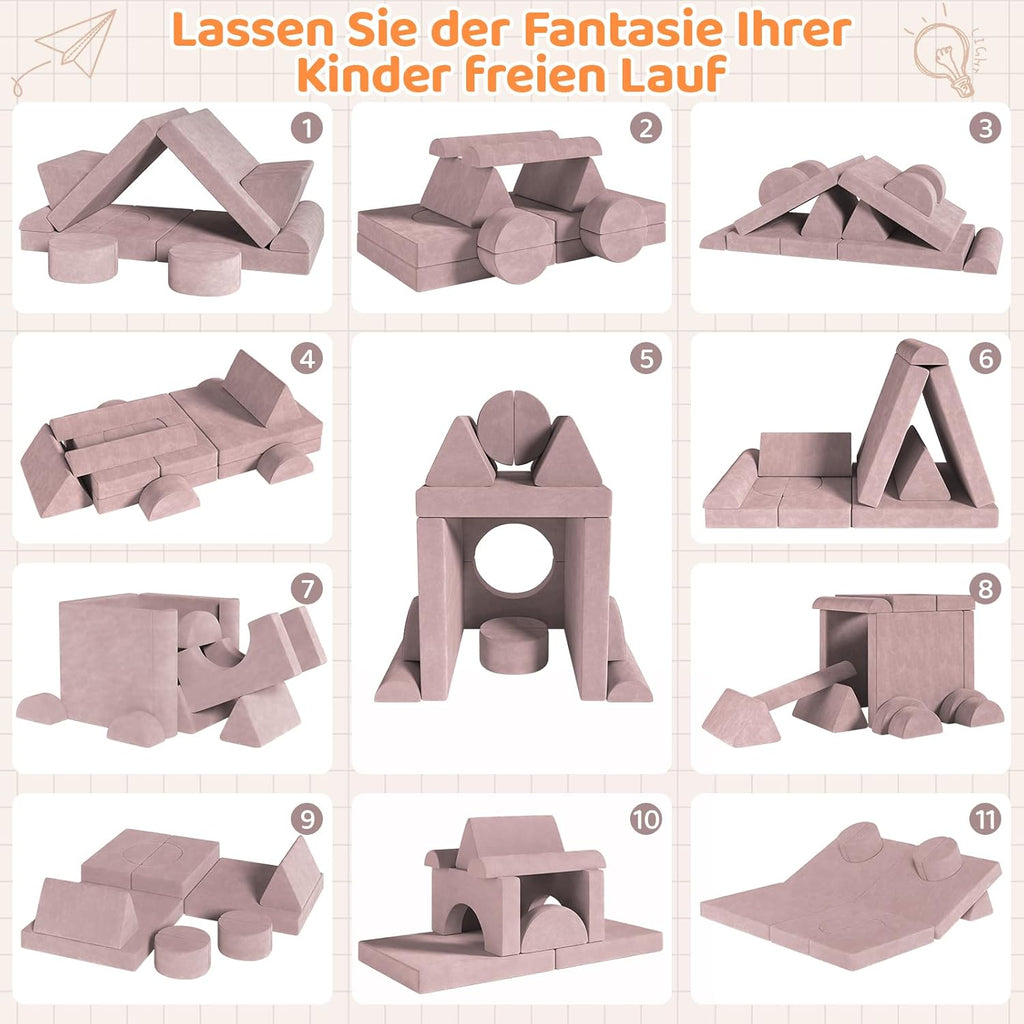 Set of 14 pcs children's sofa