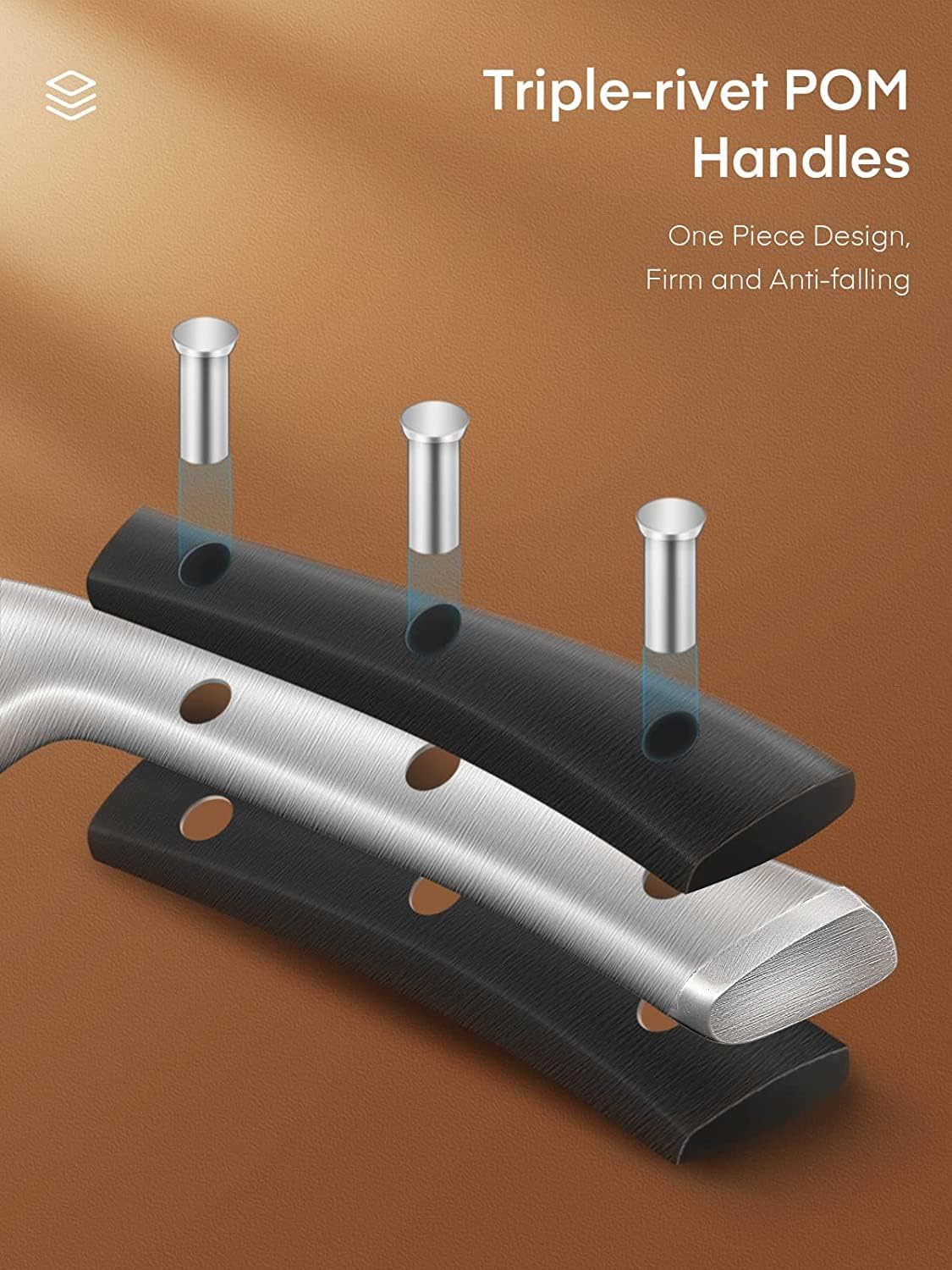 D.Perlla 6-Piece Kitchen Knife Set