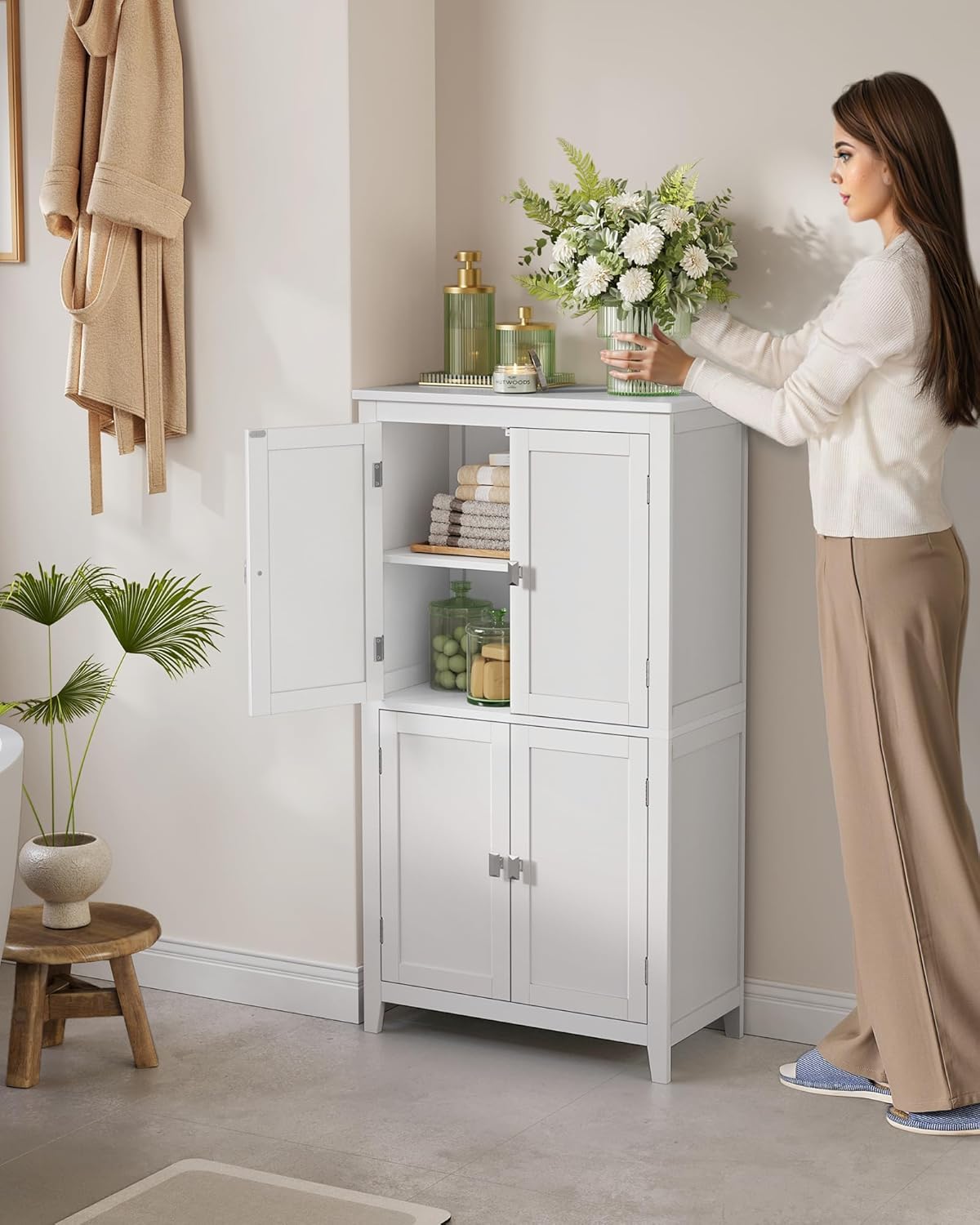 VASAGLE Floor Storage Cabinet