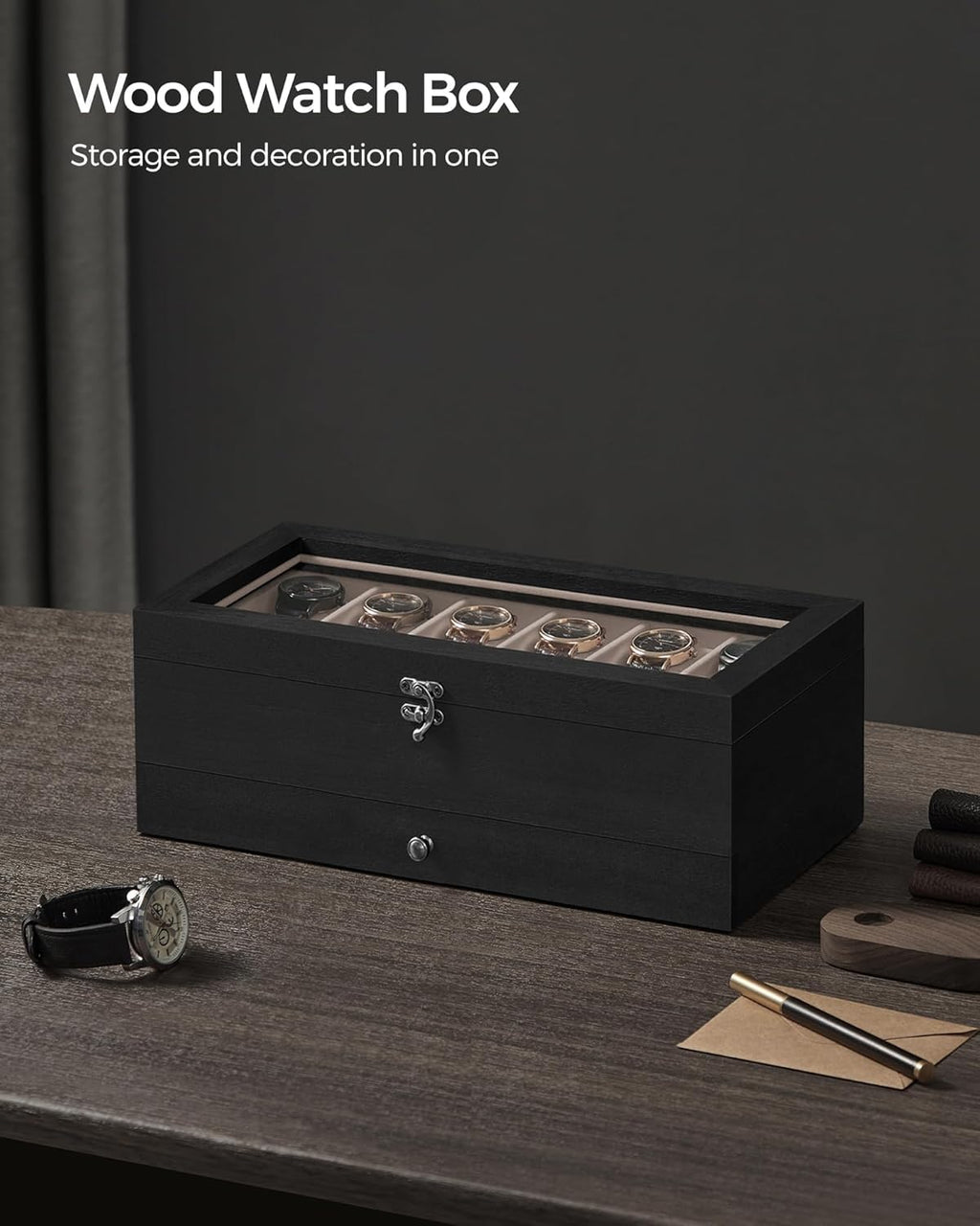 SONGMICS Watch Box JOW012B01