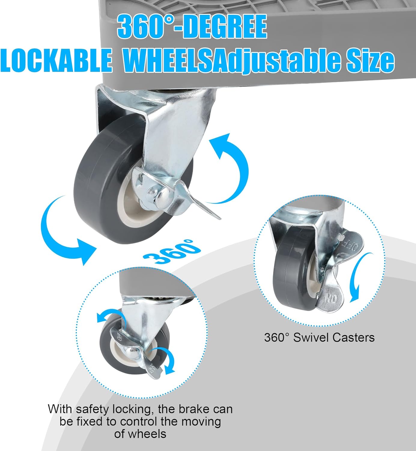 Washing Machine Stand with Wheels