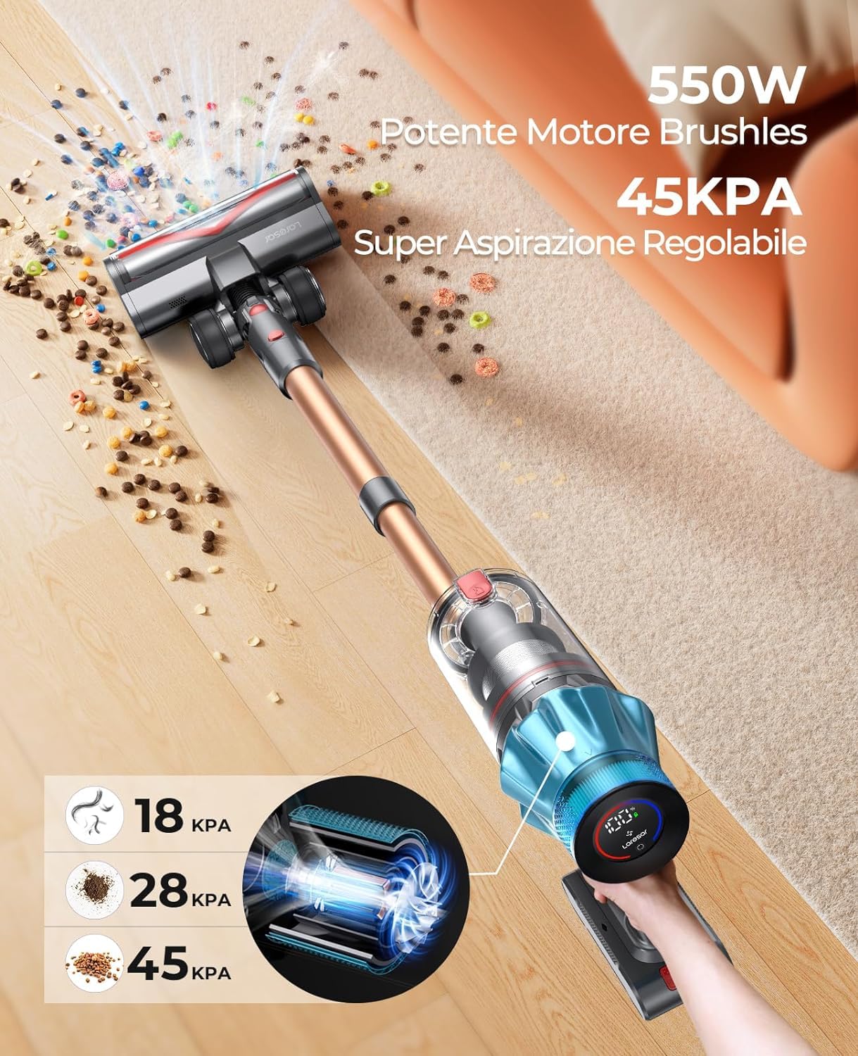 Laresar Ultra 7 Cordless Vacuum Cleaner