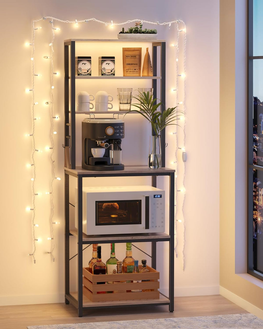 VASAGLE Kitchen Storage Rack KKS024B02