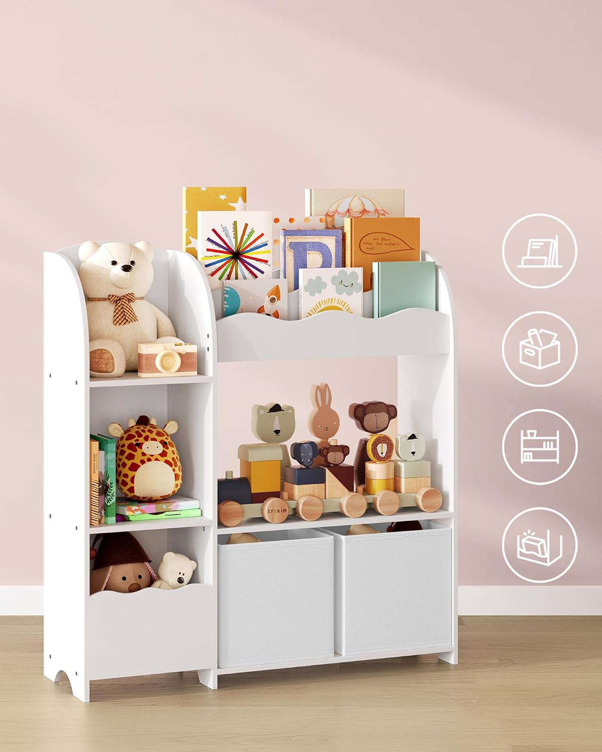 SONGMICS Kids Storage Shelf GKR042w01