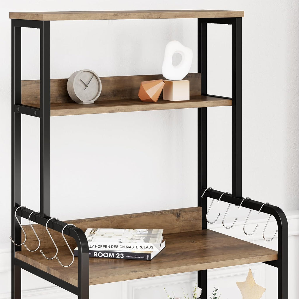 5 Tier Storage Unit with 8 Hooks