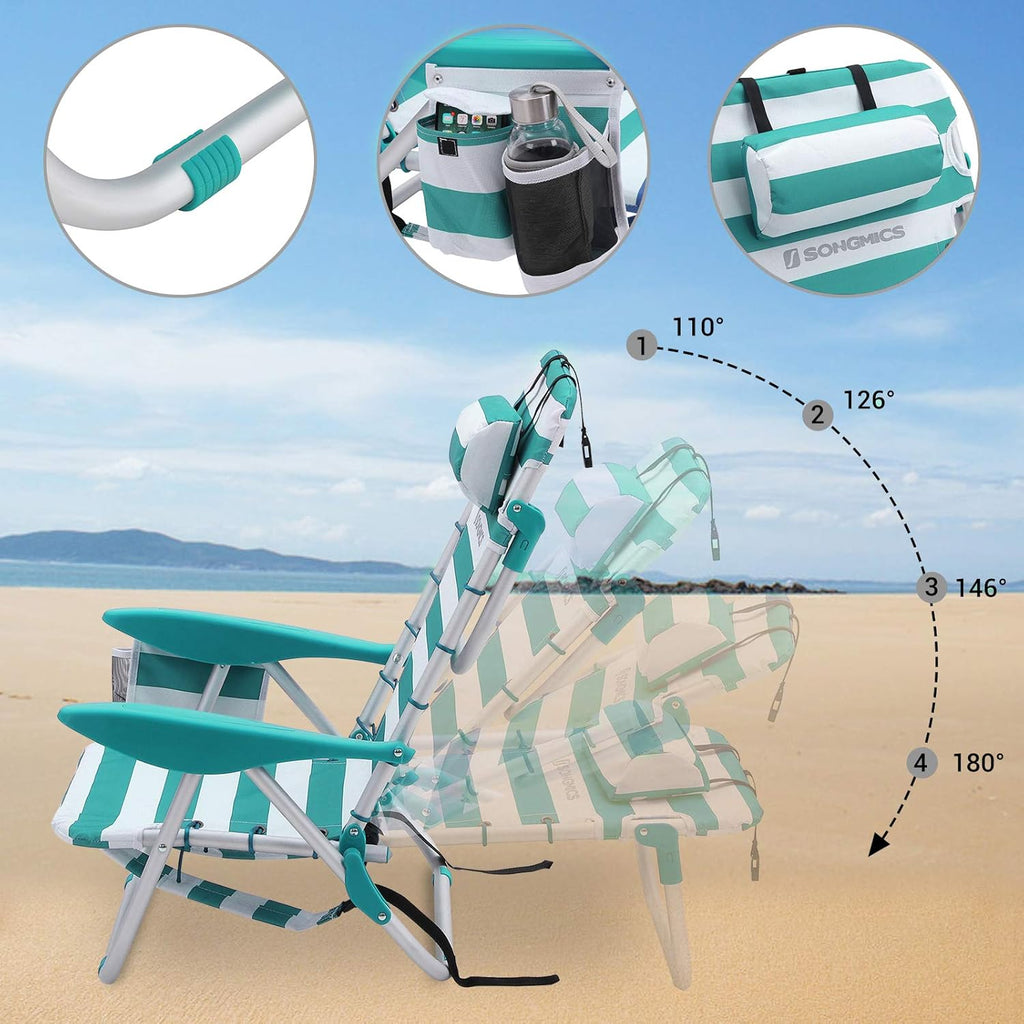 SONGMICS Beach Chair GCB62JW