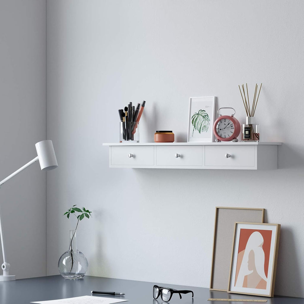 SONGMICS Floating Wall Shelf LWS085W01